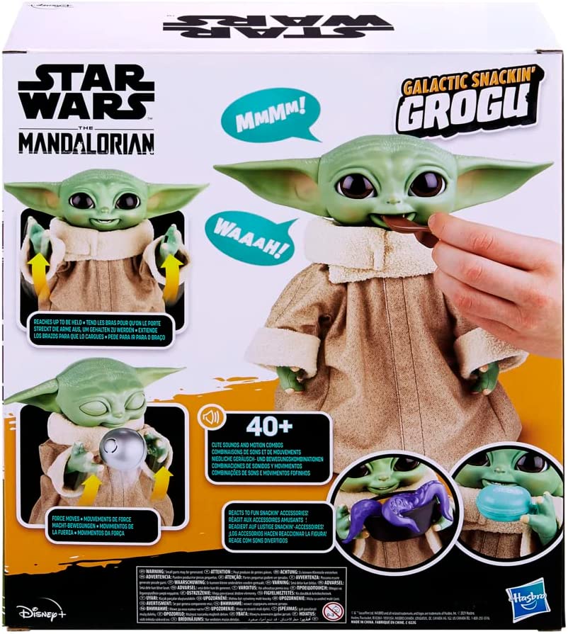 Star Wars Galactic Snackin' Grogu Baby Yoda Animatronic